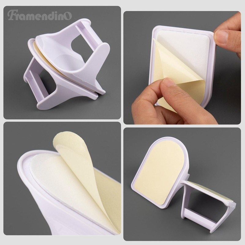 Framendino, 8 Pack Wall Mount Spray Bottle Hooks Holder Spray