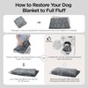 Bedsure Waterproof Dog Blanket - 102x76cm Fleece Dog Blanket for