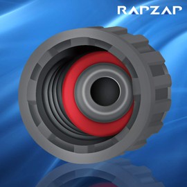 Tapas de vástago de válvula de neumático de plástico gris para sistema de control de presión de neumáticos (TPMS) Kit de vástago de válvula de repuesto (paquete de 20)