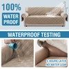 H.VERSAILTEX 100% Waterproof Sofa Covers for 3 Cushion Couch Modern