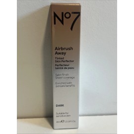 No7 Airbrush Away Tinted Skin Shade Dark 1.3 Ounce