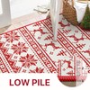 BEIMO Christmas Area Rug 8x10 for Living Room Bedroom, Machine