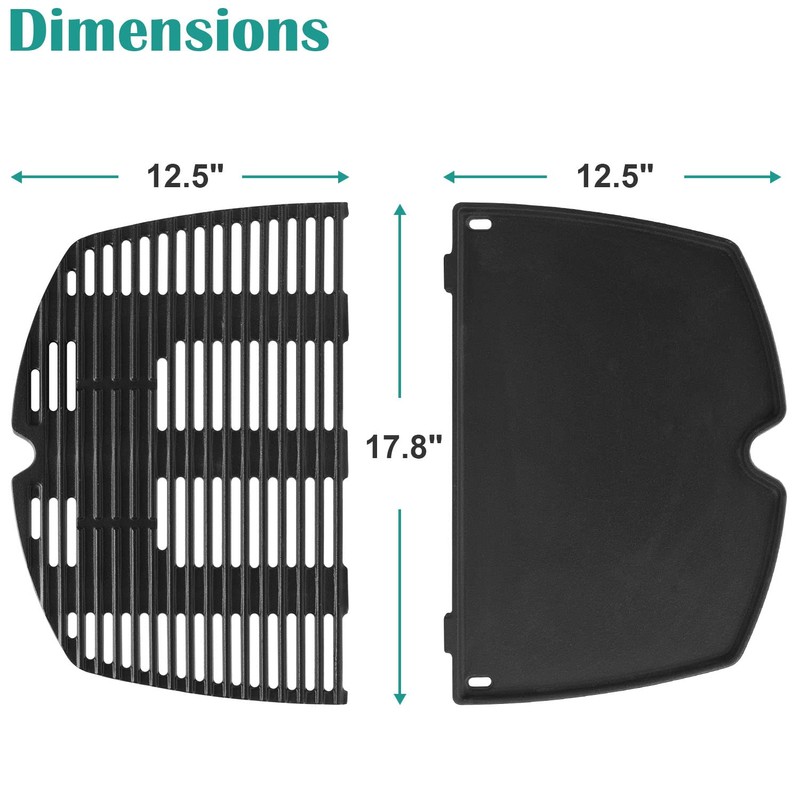 65032 Grill Burner Tube, 7646 Cast Iron Grates and 6506