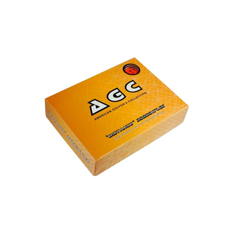 LEZAX AGC Golf Balls 1 Dozen (12 Pack) Orange AGBA-3790