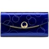 FUPUTWO Women's Long Wallet, Large Capacity, Enamel, Long Wallet, Tri-fold,