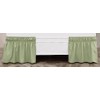 Toodou Easy to Install Wrap Around Bed Skirt Three Fabric