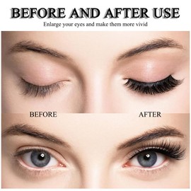 Magnetic Eyelashes Set - 2 Black Magnetic Eyeliner Tubes + 7 Pairs 3D Magnetic Lashes | Reusable, Easy To Wear, Waterproof