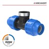Kirchhoff T-transition piece with internal thread, plastic 3/4 inch x