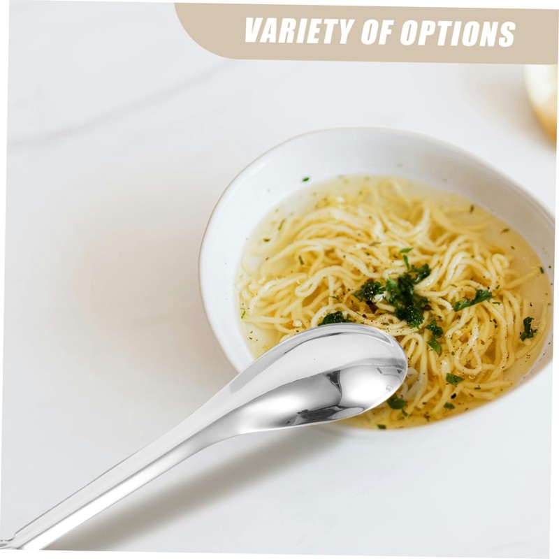iplusmile 4pcs Stainless Steel Slotted Caviar Spoons Set Versatile Strainer