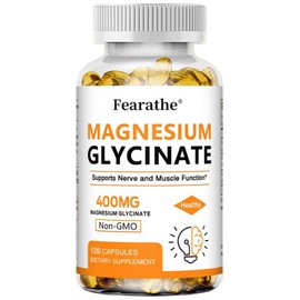 Magnesium Glycine 400mg mineral supplement suitable for both men and women. High absorption rate for natural sleep support and muscle recovery. 1 piece, 120 servings / 마그네슘 글리신 400mg 미네랄 보충제로 남녀 모두에게 적합하며 자연적인 수면지원과 근육회복 높은 흡수율, 1개, 120회분