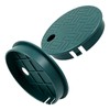 KENRCLVD 5Pcs Round Sprinkler Valve Box Covers ID 5.5" OD