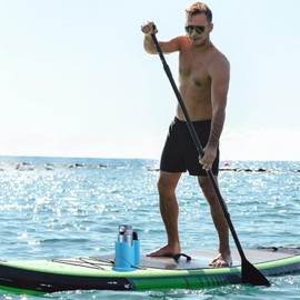 2-in-1 Paddle Board Cup Holder, Kayak Drink Holder, Anti-Spill Paddleboard Drink Holder for Surfboards, Fishing Boats, Kayaks