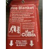 Unknown PACK FIRE BLANKET Fiberglass Hero Emergency Home Retardant Prepared