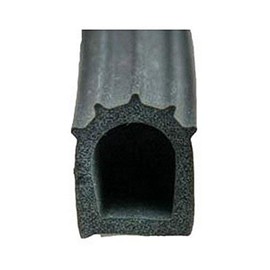 AP products 018-023-PT RV Trailer Camper Sealants D Seal with Tape Black Ribbed