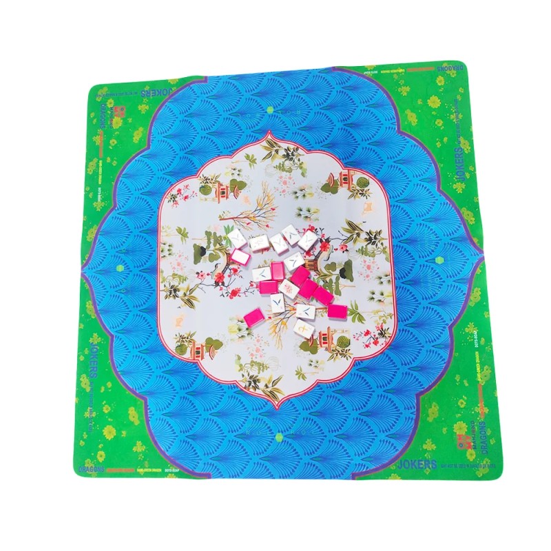 Luxury Modern Mahjong Mat Soft Surface Silent Foldable Waterproof Anti