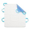 Gogreen Reusable Blue Underpads 34"×36" with 4-Layers Leakproof Protection -