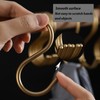 ULWSKY 10Pcs Gold S Hooks,Aluminum Alloy S Shaped Hooks,Gold Hook