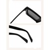 FOURCHEN Square Oversized Sunglasses for Girls Boys Fashion Flat Top