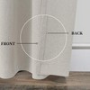 KEQIAOSUOCAI Completely 100% Blackout Linen Textured Grommet Curtains (Light Beige,2