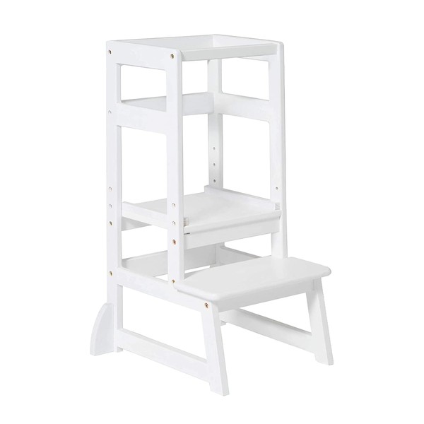 SDADI LT05W Mother's Helper Adjustable Height Kitchen Step Stool, Children