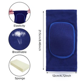 COMNICO Arm Brace Pads Elbow Protector Strap Pair, Breathable Anti-Collision Sponge Tendonitis Fitness Volleyball Basketball Tennis Golfers Knee Support Band for Kids Men Women Elderly