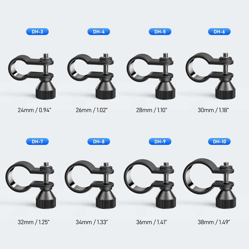 Sea frogs Adjustable Diving Light Clamp Diving Flash Light Clamp