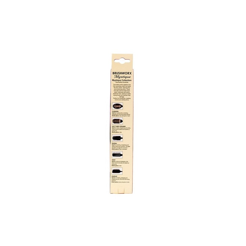 Brushworx Mystique Tourmaline Boar Radial - XSmall 35mm