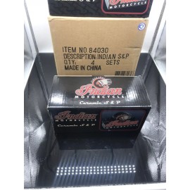 Indian Motorcycles RARE Indian Motorcycle Salt and Pepper Shakers, Ceramic Indian Motorcycle Shaker