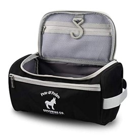 Pete & Pedro Toiletry Bag - Dopp Kit For Men & Women | Travel-Size For Toiletries, Cosmetics, & Shaving | Big, Includes Hanger Hook, Handle, 3 Sections, Water-repellent | As Seen on Shark Tank