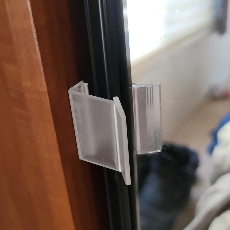 RunNico 4PCS RV Sliding Mirror Door Latch,H527 Universal Sliding Mirror
