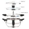 Vinod 18/8 Stainless Steel Outer Lid Magic Pressure Cooker -