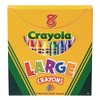 Binney & Smith Large Crayons Box of 8