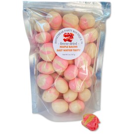 Freeze Dried MAPLE BACON Salt Water Taffy Candy - 2 oz bag - Shipped in a Box