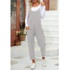 Tongmingyun Womens Casual Sleeveless Jumpsuits Spaghetti Strap Loose Romper Long