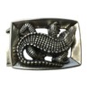 Brazil Lederwaren Belt Buckle Crocodile Framed 2.5 cm | Buckle