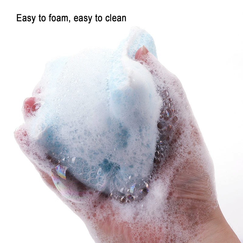 Sponge Individually Wrapped, Kitchen Dishwashing Sponge, Mesh Net Scouring Pad,