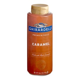 Ghirardelli Flavoring Sauce (select flavor below) - 16 oz. Caramel Flavoring Sauce