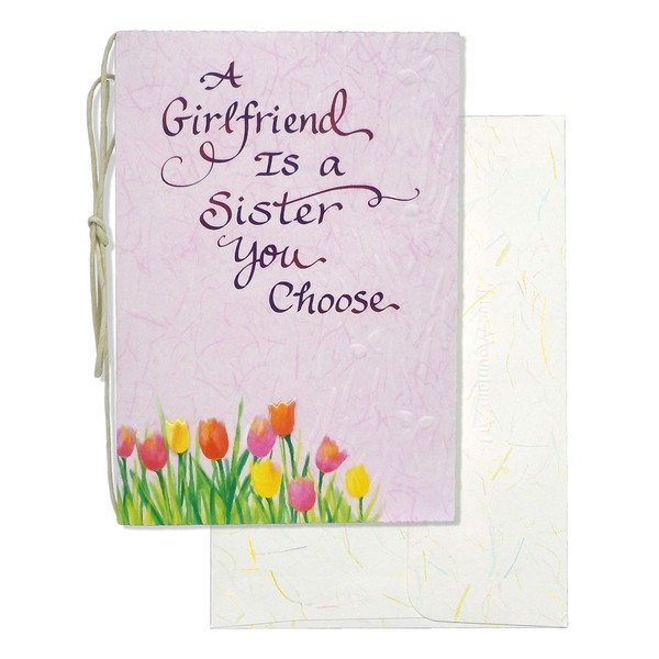 Blue Mountain Arts Greeting Card “A Girlfriend Is a Sister You Choose” Says All the Things You Wish You Could Say to Your Best Friend About Just How Much She Means to You