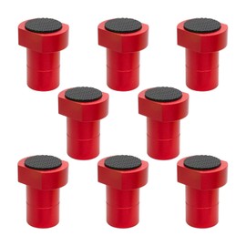 8Pcs Bench Dogs Aluminum Alloy Non Slip Bench Brake Inserts Woodworking Clamp for Milling Cutting 3/4in 19mm