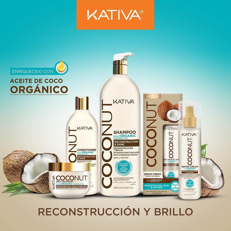 Kativa Coconut Oil Serum in a Restoring and Shiny Cream