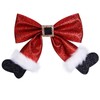 TEBIEKOY Christmas Bow Hair clips, Sparkly Sequin Red Hair Bows