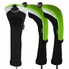 Andux Long Neck Golf Hybrid Club Head Covers Interchangeable Number