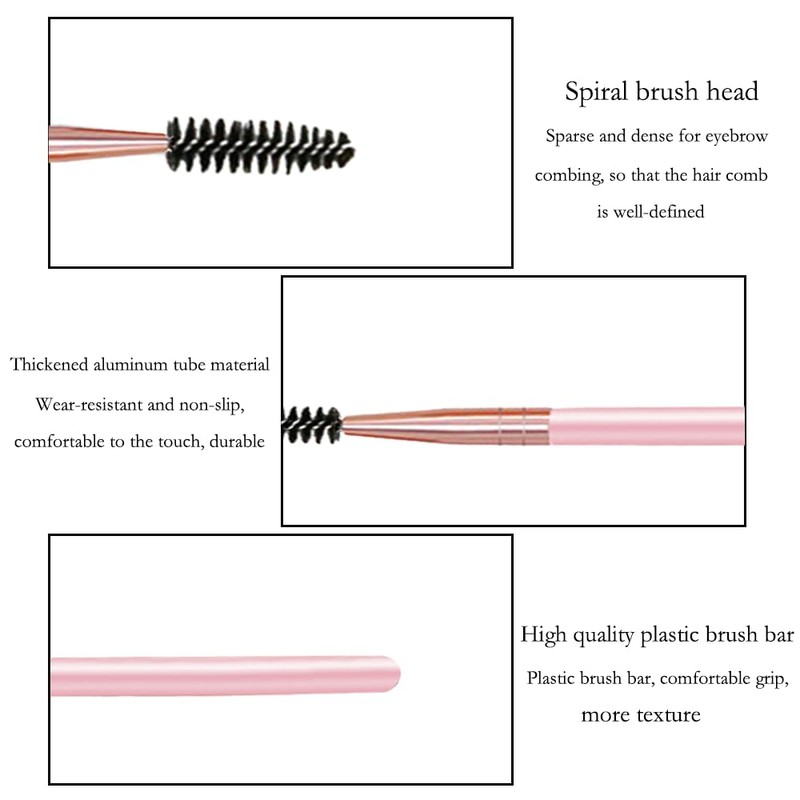 Eyelash Brush, Pack of 3 Eyelash Separator, Eyelash Comb Eyebrow