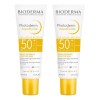 2 Un Protetor Solar Facial Bioderma Fps 50+ Com 40ml