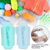 4 Pieces Yarn Guide, Guide Knitting Finger Holder, Plastic Yarn