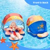 Mambobaby Baby Pool Float with Canopy, Non-Inflatable Infant Floats with