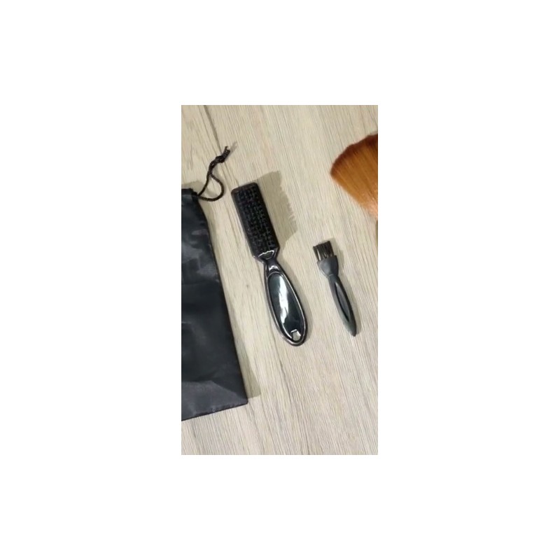 Cepillo De Limpieza De Cabello Para Barberos Negro