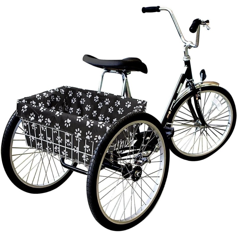 Cruiser Candy Large Dog Paw Trike Liner