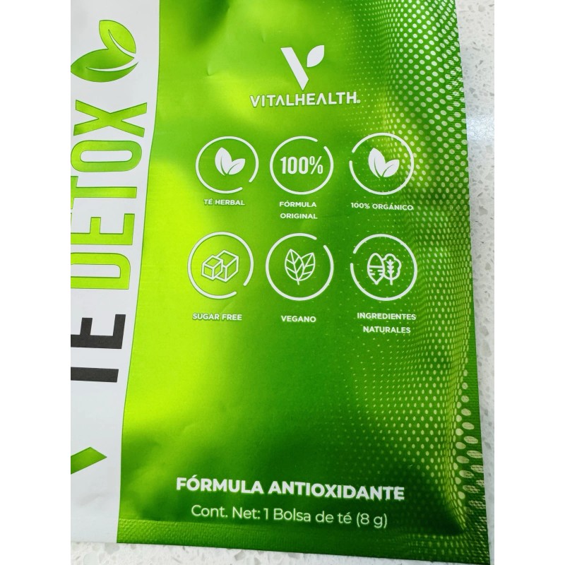 Vitalhealth V TE DETOX Vegan 100% Organic Sugar Free Cleanse