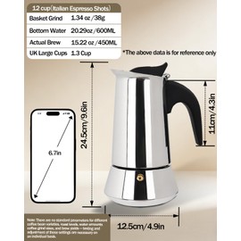 Express Food-Grade Stainless Steel Coffee Maker 12 Cup